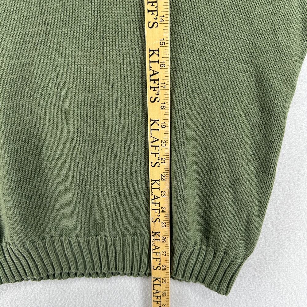 POLO RALPH LAUREN Sweater Mens L Iconic Crew Neck Jumper Pullover Green NEW - Picture 8 of 9